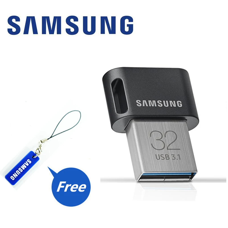 Оригинальный Samsung PC 3 1 флеш накопитель 32 Гб 64 200 МБ/с. Memoria Usb 0 128 ГБ 256 300 мини U Диск