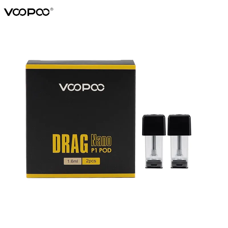4 шт./8 шт./12 шт. Voopoo Drag Nano Pod P1 1,6 мл wi/1.5ohm и S1 1,0 мл wi/1.8ohm сменный картридж стручок распылитель катушка головка