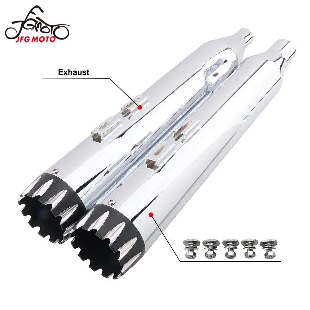 Выхлопная труба для мотоцикла из нержавеющей стали глушитель наконечник задняя