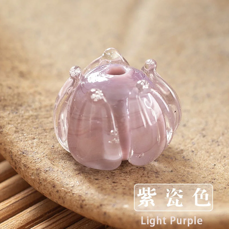 light purple 10 шт. 12 мм* 10 мм чешские стеклянные цветочные бусины для серьги для изготовления ювелирных изделий шпилька ручной работы аксессуары для DIY - Цвет: light purple