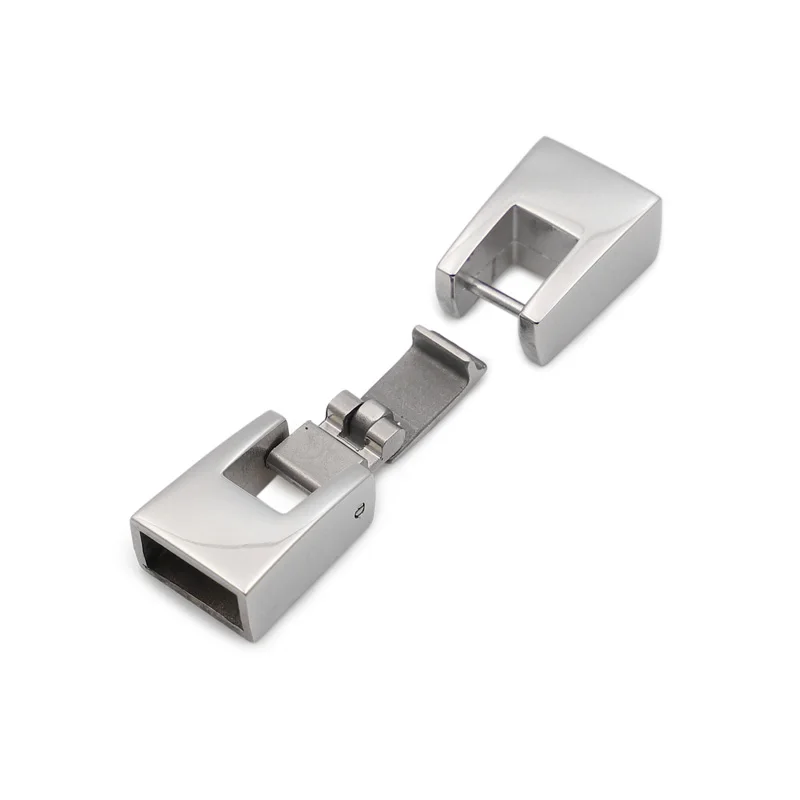 Застежка-крючок для кожаного шнура из нержавеющей стали |