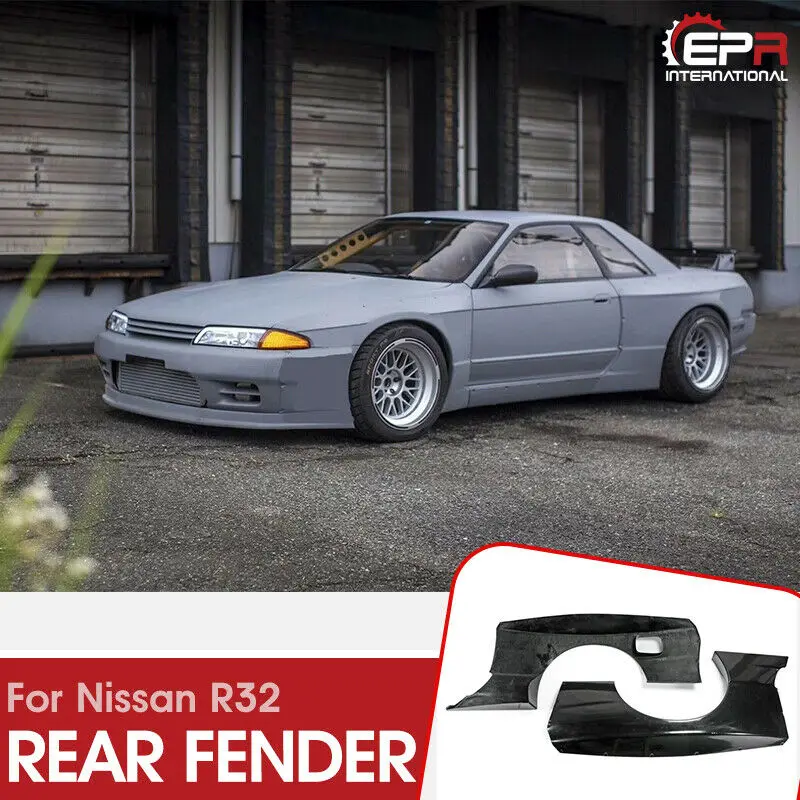 EPR для Nissan R32 Skyline GTR robstyle JAP FRP волоконное неокрашенное заднее крыло + комплект