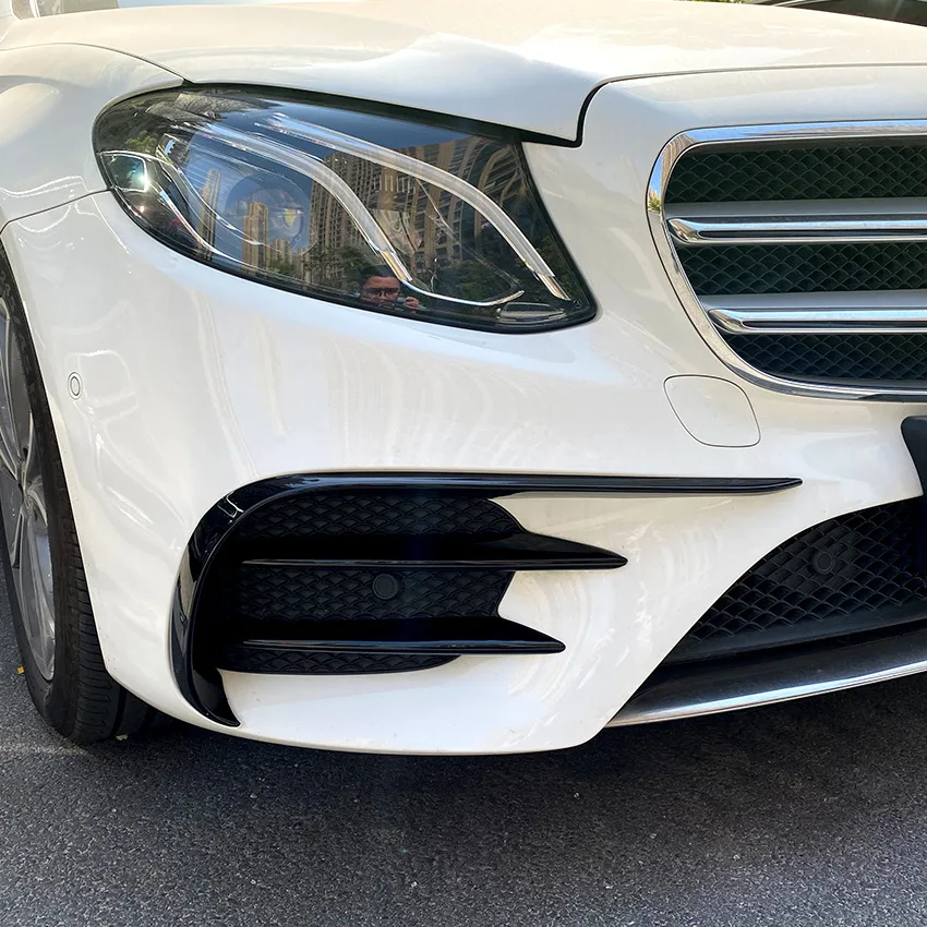 Jual 2021 Cocok Untuk Benz Mercedes E-class W213 2016-2020 E200 260 300 Bar Amg Modifikasi Pisau Udara Depan