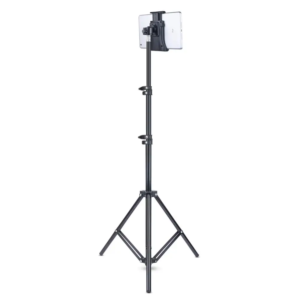 Tripod Floor Stand for iPad pro 12.9 air 2 3 4 20 To 50 Inch Adjustable Tablet Mount iPhone 12 mini promax mobile phone | Компьютеры и