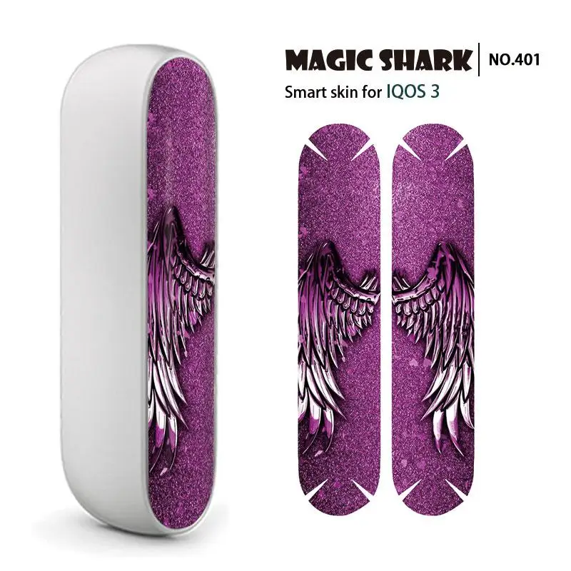 Чехол Magic Shark Wings Gold Pink Spider Man Maple Bling Leaf Sponge Bob Cat наклейка-пленка для IQOS 3 0 | Мобильные