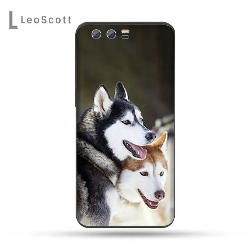 

Husky dog Colorful Cute Phone Case For Huawei Honor view 7a5.45inch 7c5.7inch 8x 8a 8c 9 9x 10 20 10i 20i lite pro