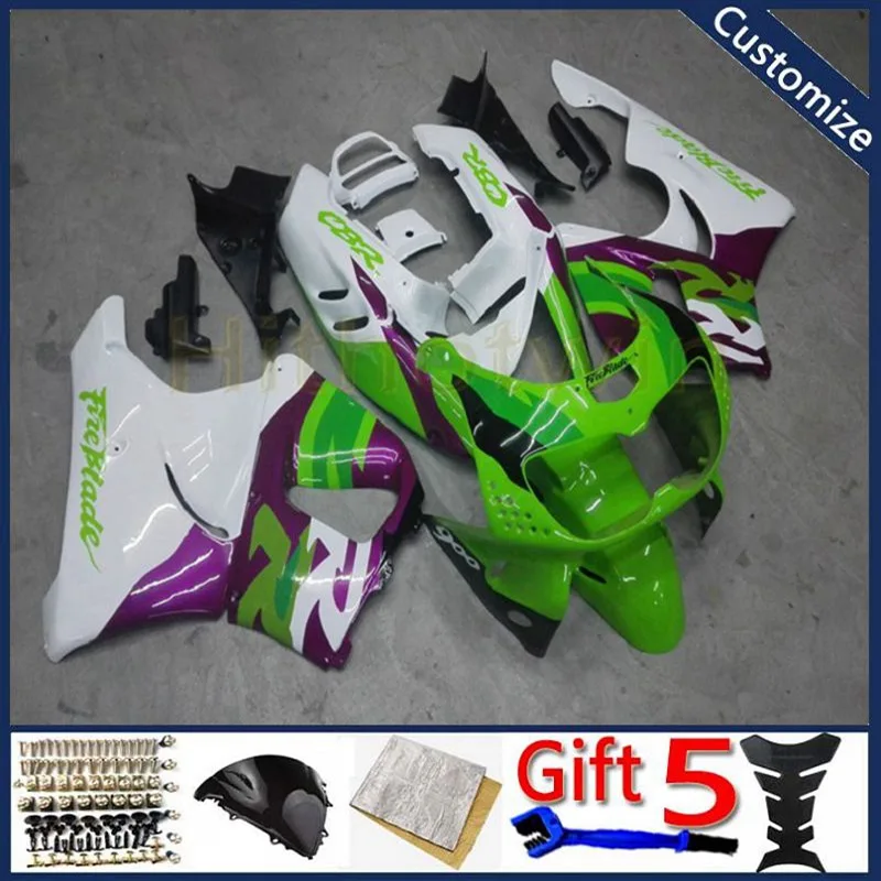 Full fairing kits For CBR900RR 1994 1995 1996 1997 CBR893RR 94 95 96 97 CBR 900 RR ABS plastic motor Fairing kit white blue | Автомобили и