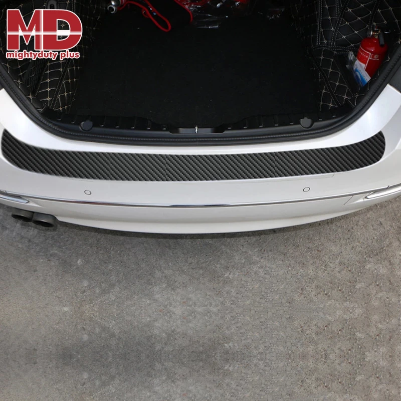 Автомобильная наклейка из углеродного волокна полосы бампер жилетов с