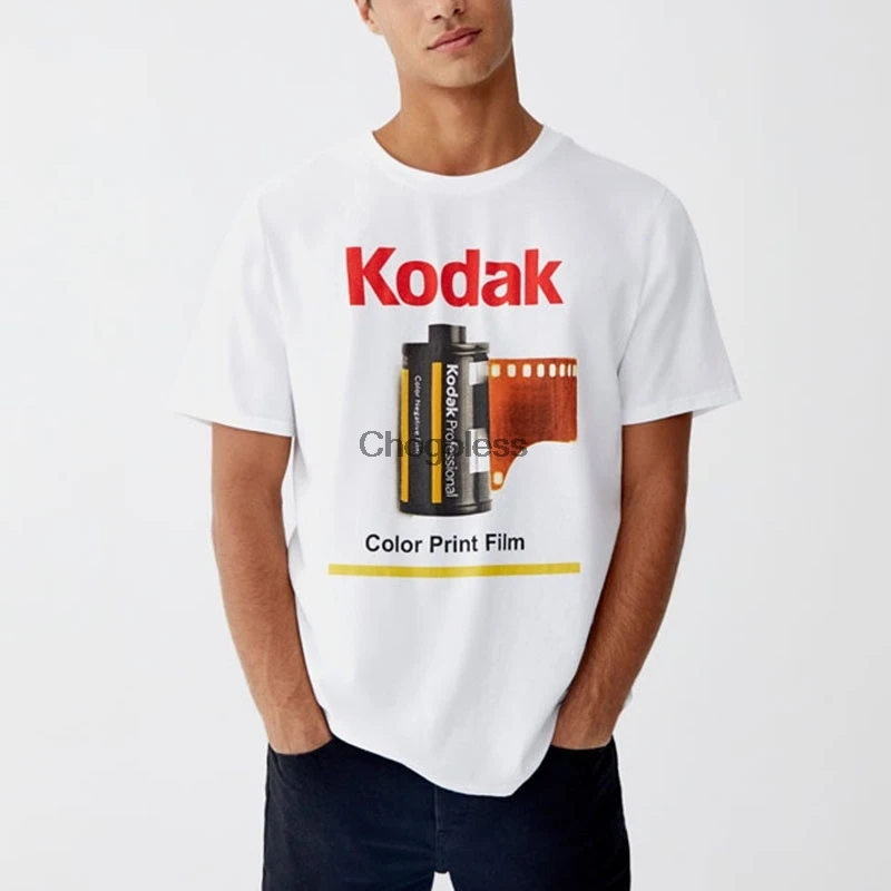 

Kodak Photo Film T-shirt Top Quality Short Sleeve Fashion Print Tees