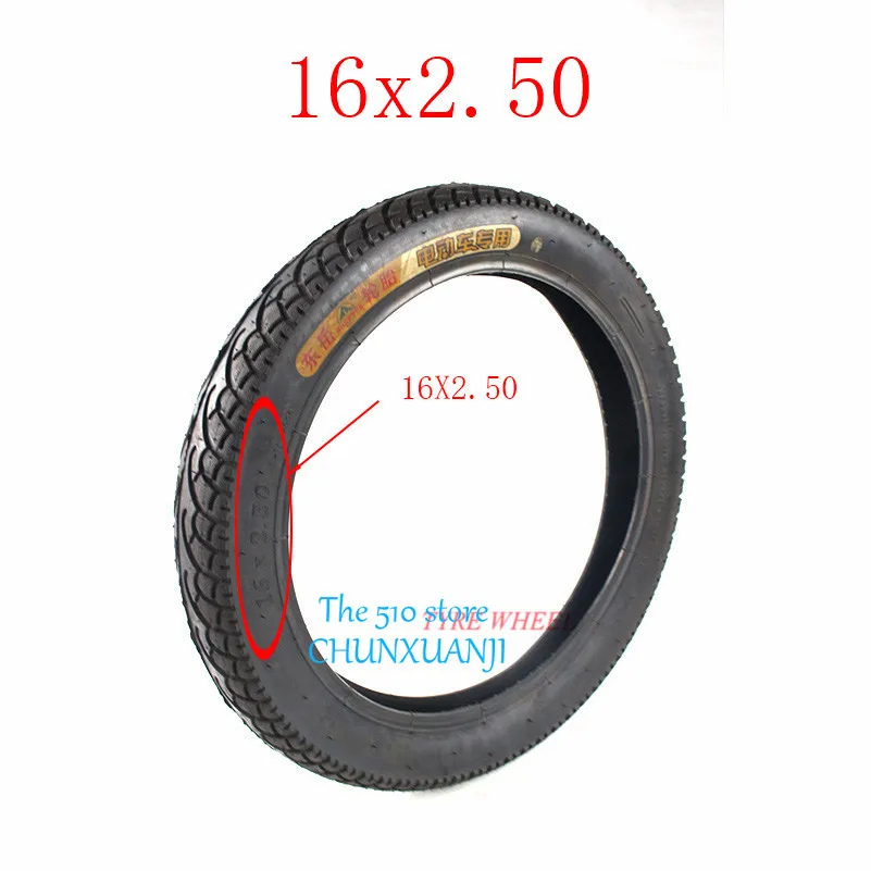 Best-selling 16x2.50 64-305 Tire and Inner Tube Fit Small BMX Scooters Electric Bikes Kids | Автомобили и мотоциклы