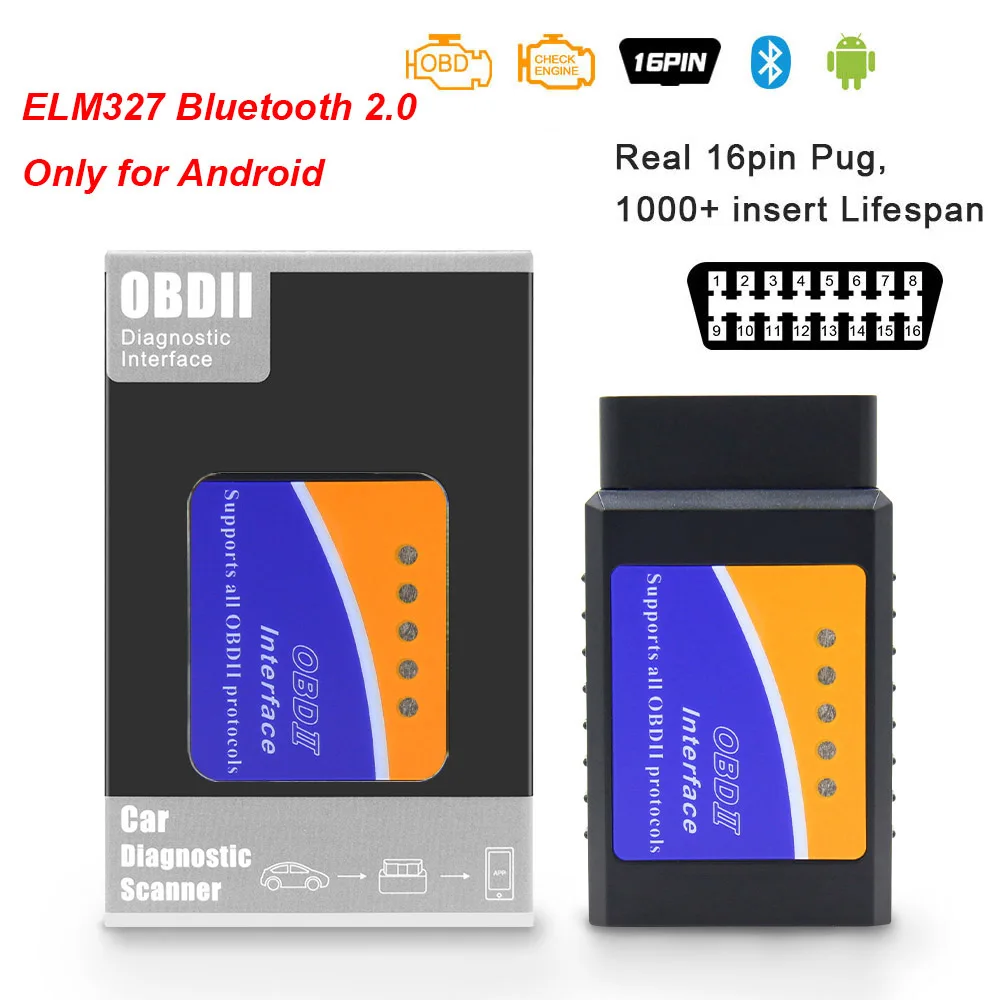 Style 2 ELM 327 V1.5 HH OBD для Android obd2 Bluetooth сканер ELM327 OBD OBD2 автомобильный диагностический инструмент elm327 V1.5 считыватель кодов OBD 2 сканер - Цвет: Style 2