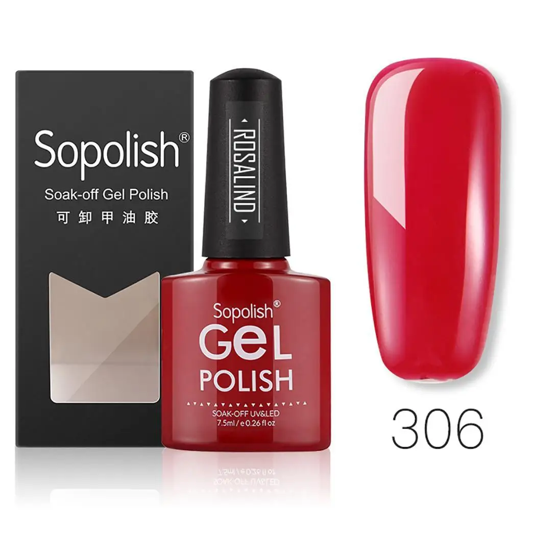 Женская мода фототерапия клей для ногтей УФ/светодиодный Гель-лак 28 цветов 7 5 мл