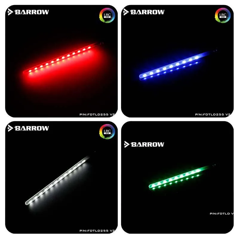 

Barrow FDTLD-V2 Lighting fitting Frosted version for Water tank,Composite LED,Quartz Glass Monochrome,water cooler gadget