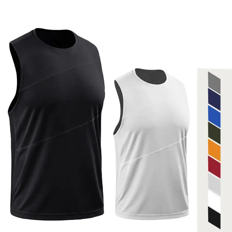 

Quick Dry Workout Running Shirt Vest Fitness Tops Breathable Jersey Gym T-shirts Clothing Rashguard Male Sport Shirts Men