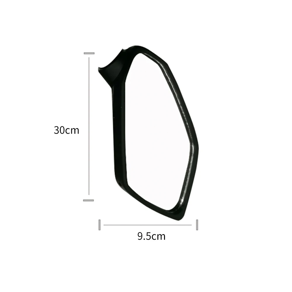 

1 Pair 10mm Universal Motorcycle Aluminum Rear View Plastic Snake-Grain Pattern Black Handle Bar End Side Rearview Mirrors