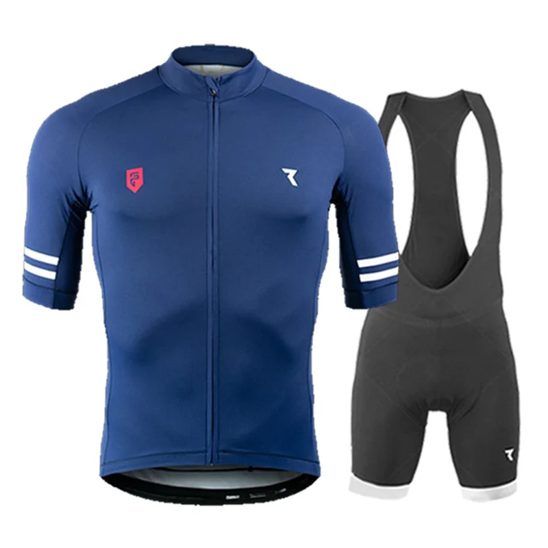 

RYZON 2022 Summer Cycling Jersey Set Breathable MTB Bicycle Cycling Clothing Mountain Bike Wear Clothes Maillot Ropa Ciclismo