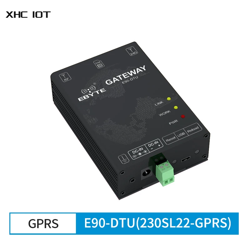 

LoRa SX1262 GPRS 22dBm 230MHz RF to GPRS E90-DTU(230SL22-GPRS) XHCIOT Wireless Transceiver Modem Serial Port Server