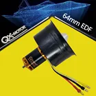 QX-MOTOR совершенно новый DIY Дрон 64 мм EDF Set 2822 3500KV двигатель с 12 лопастями воздуховод вентилятора для фотодетали