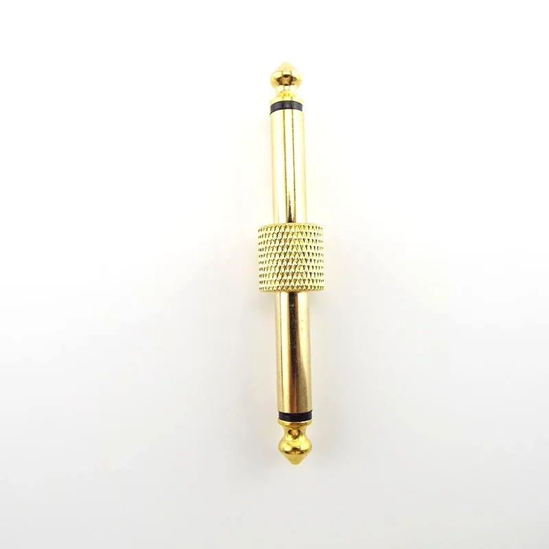 

1/4 Pcs 6.35mm Mono Jack Audio Adapter Connector Guitar Effect Pedals Instrument Convert Metal Solder Plug Patch Adaptor U26