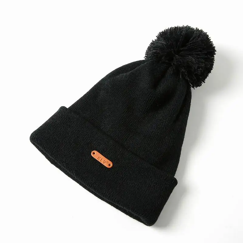 

6 Colors Winter Warm Fashion Knitted Flexible Revers Ball of Yarn Cap Hat For Unisex Accessories Sport Casual Autumn Beauty