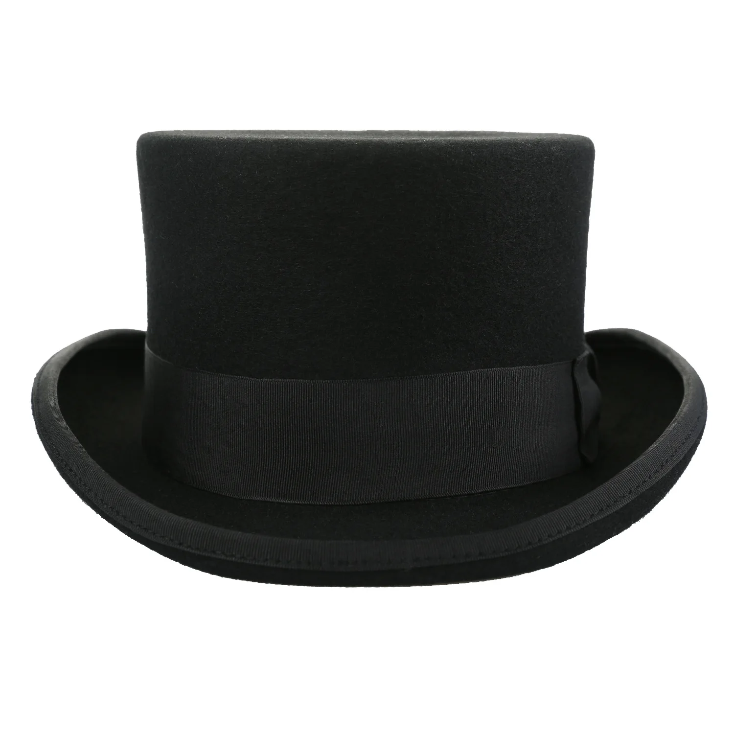 

54-56cm 56-58cm 58-60cm 60-62cm British Gentleman Flat Hat 13.5cm High Top 100% Wool Felt Presidential Hat Plus Size Fedora Hat