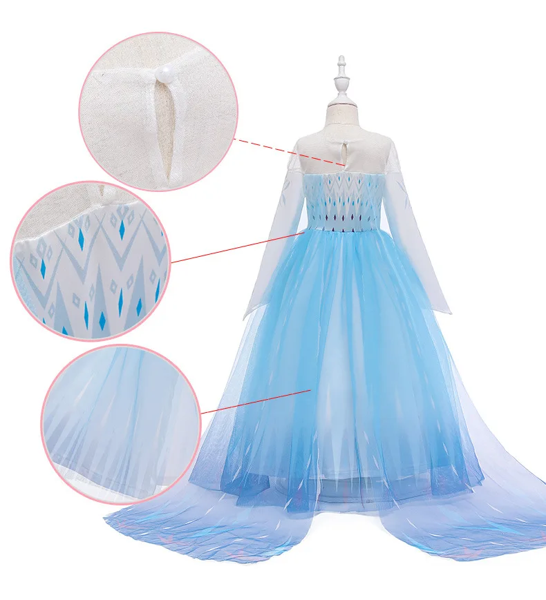 Платье принцессы костюм для косплея девочек детское милое платье на Рождество