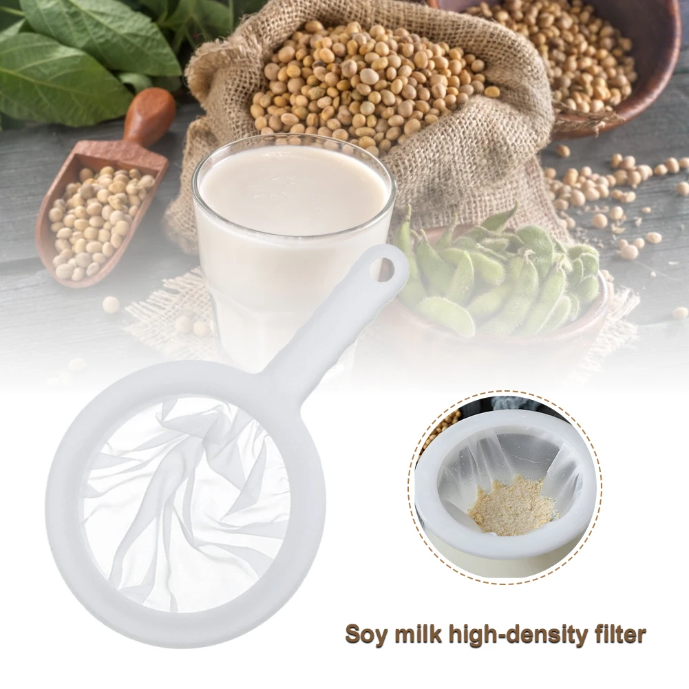 

1 Pcs Soy Milk Filter Household Ultra-Fine Baby Juice Squeezed Through The Net Kitchen Dregs Artifact Bar Counter Colander Tool