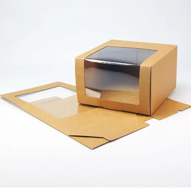 With Pvc Window Baseball Cap Beret Party Hat Packing Boxes Gift Packaging Box Sn3391
