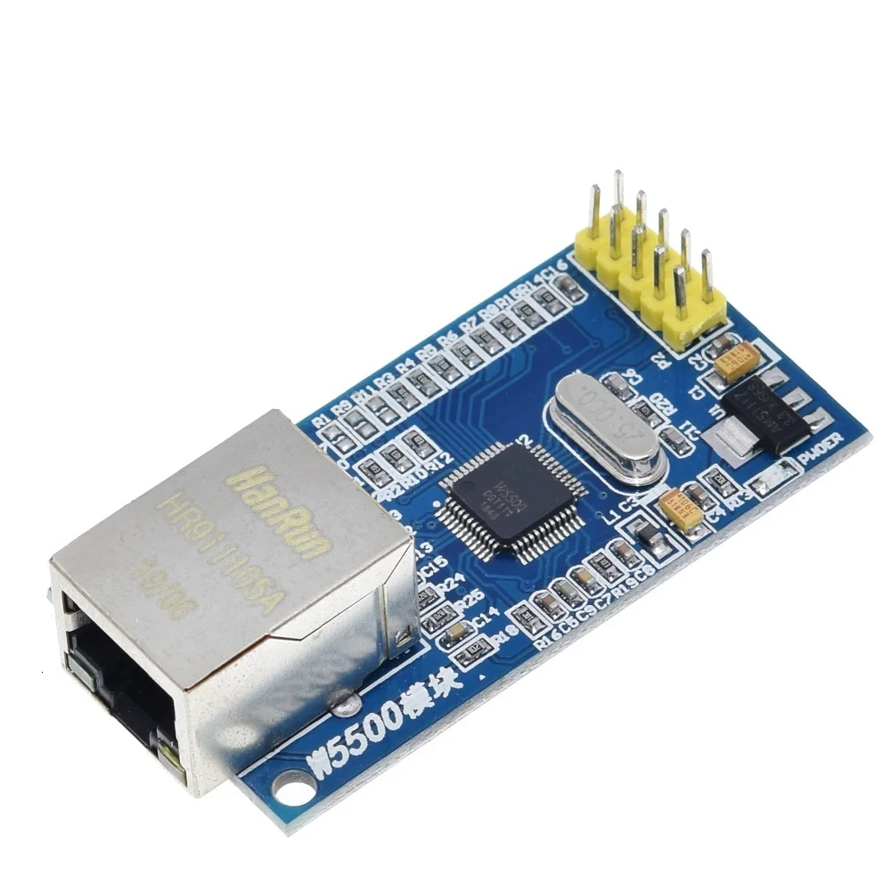 TZT W5500 сетевой модуль Ethernet аппаратный TCP/IP 51/STM32 микроконтроллер программы по W5100