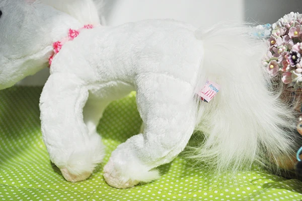 Милая Белая Лошадь Единорог материал плюшевая игрушка кукла девочка подарок на