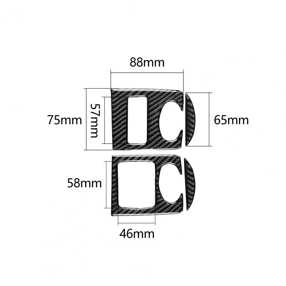 4Pcs Carbon Fiber Window Lifter Panel Cover Stickers Left-hand Drive for Audi TT 8n 8J MK123 TTRS 08-14 | Автомобили и мотоциклы