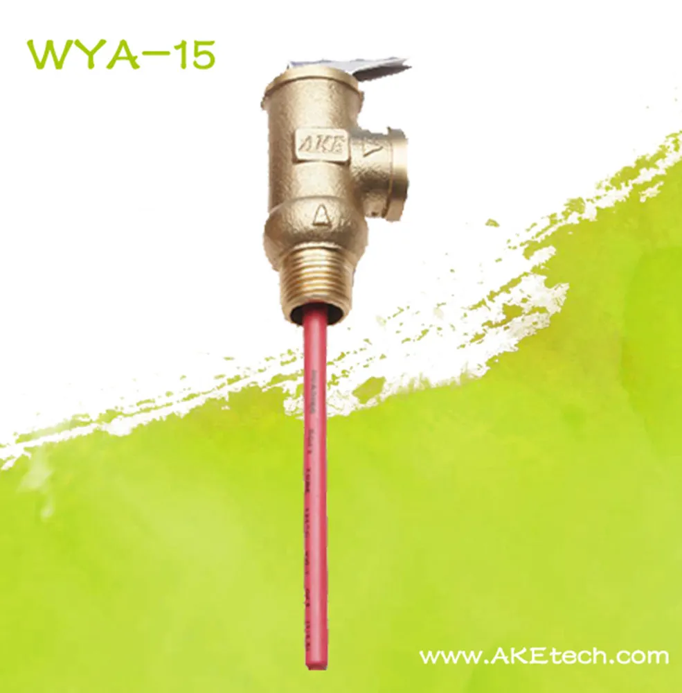 Предохранительный клапан 90 AKE DN15 G1/2 &quotWYA-15-0.5Mpa-90 ℃ предохранительный температуры