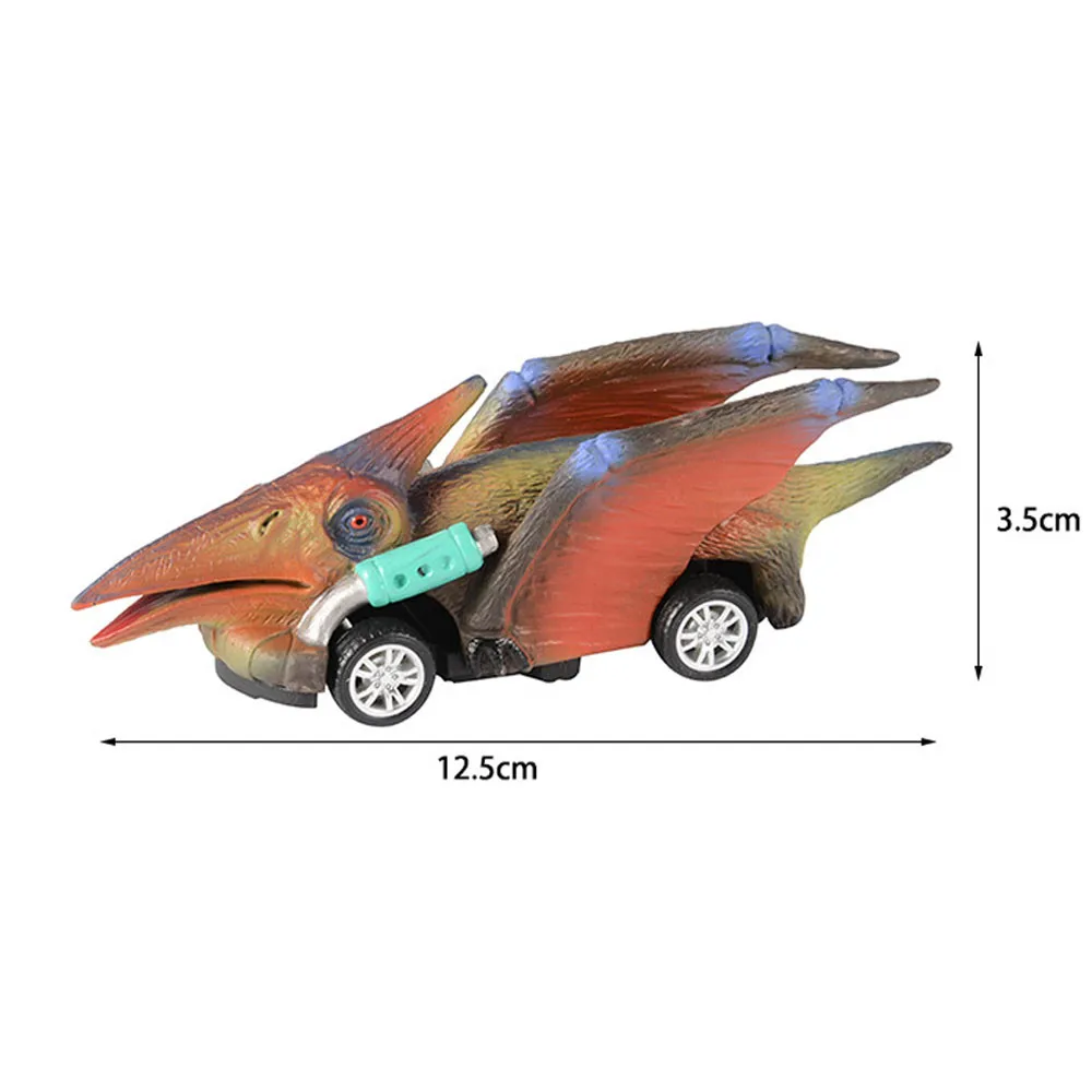 Simulation Dinosaur Pull Back Car Animal Model Diecasting Friction Vehicles Toys For Kids Boys Birthday Christmas Gifts |