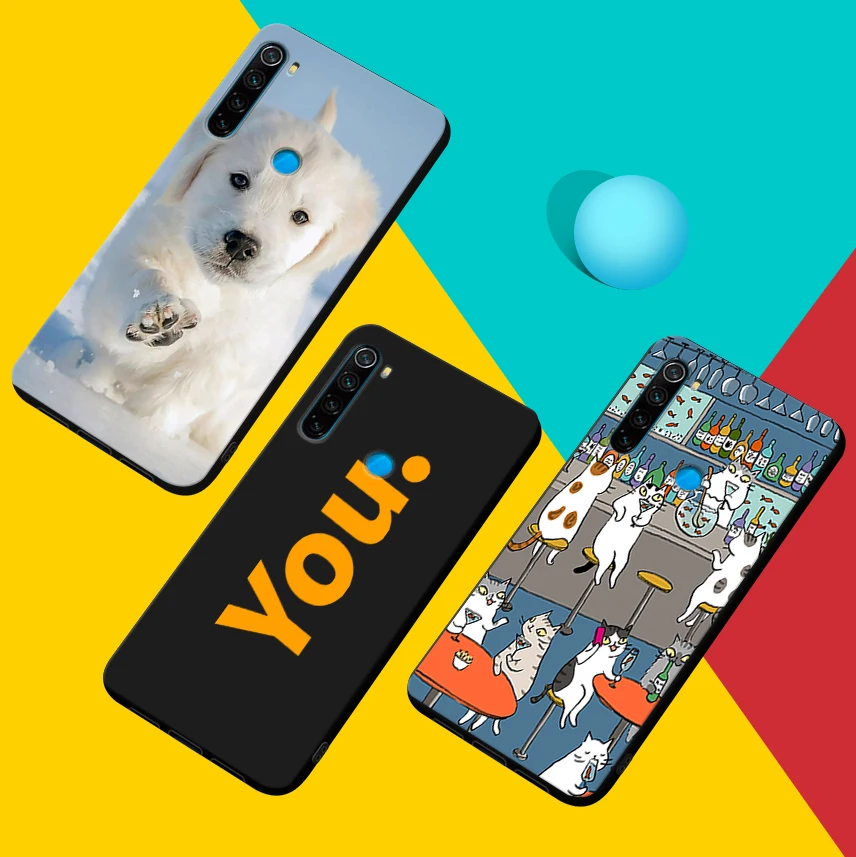 Для Redmi note 4X Мягкий силиконовый чехол из ТПУ с принтом для Note 6 7 8 Pro тонкий 5 5A Prime