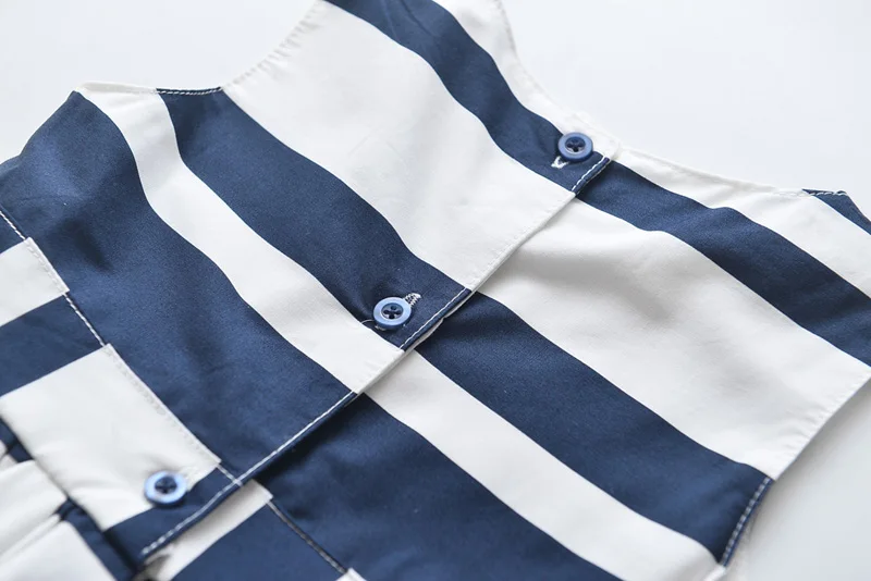 LOVE DD&ampMM Girls Dresses 2022 New Children's Clothing Fashion Sweet Bow Striped Cotton Sleeveless Vest Dress | Детская одежда и