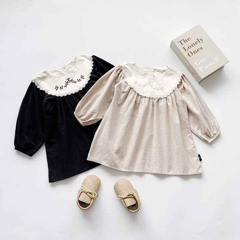 

Платье детское весеннее, с вышивкой, Осеннее