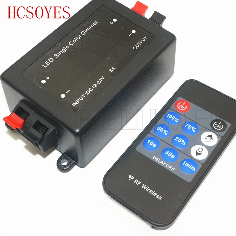 DC12V 24V RF беспроводной 11 кнопочный пульт дистанционного светодиодный светодиодной