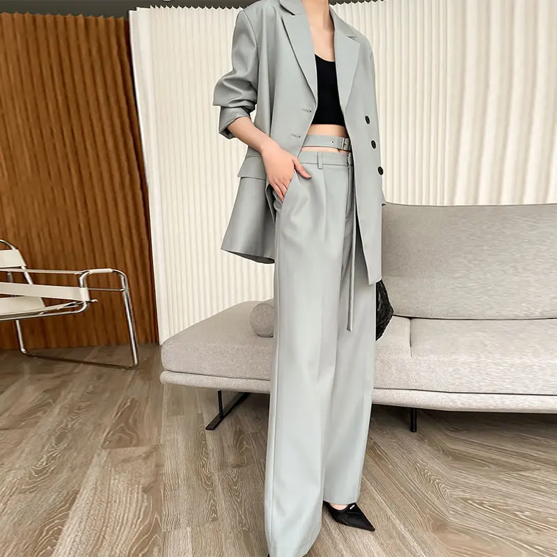 

XITAO Irregular Blazer Fashion New Women Single Breast Goddess Fan Casual Style Loose Goddess Fan Casual Solid Color Coat ZY6351
