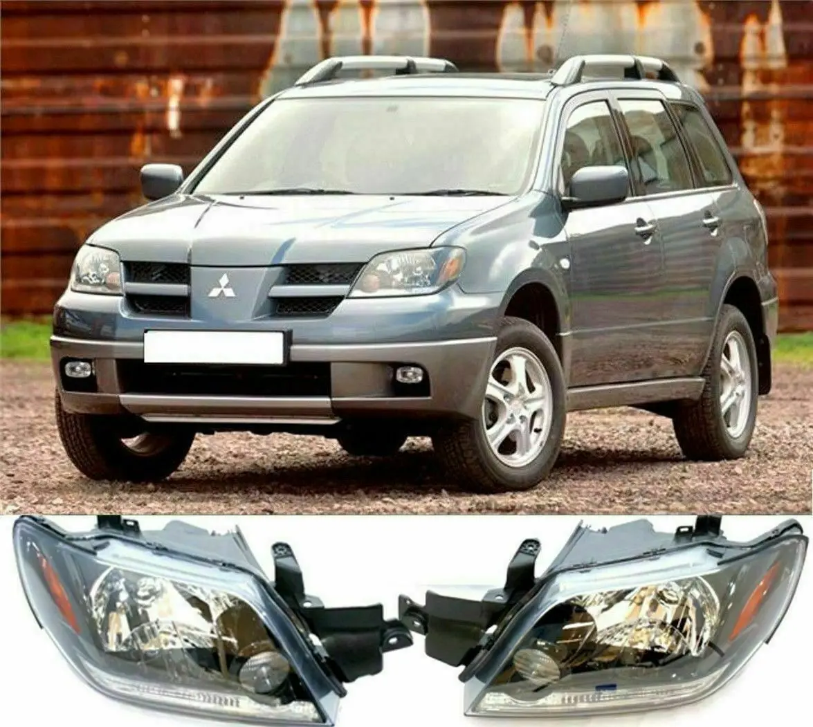

For Mitsubishi Outlander 2003-2005 Left and Right Front Head lamps Headlights