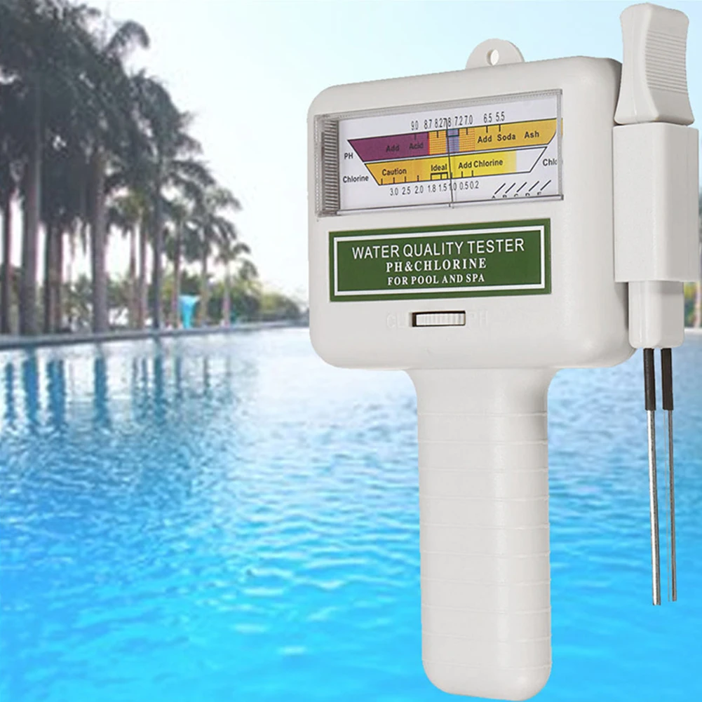 

Тестер уровня воды PH хлора, цифровой измеритель уровня рН в бассейне, спа, аналитические инструменты с цифровым дисплеем