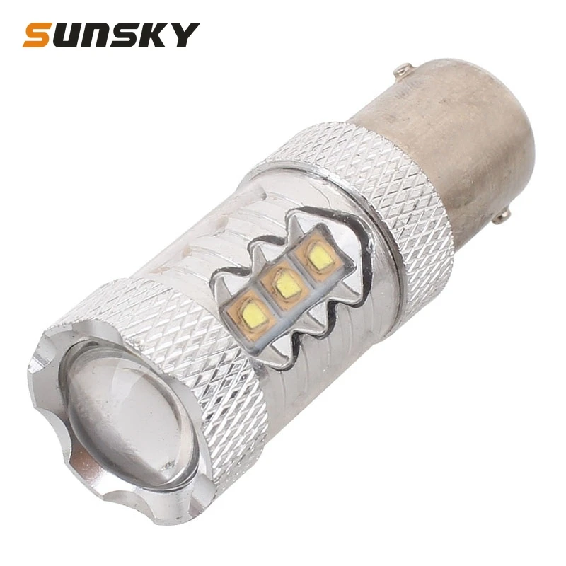 Автомобильные аксессуары 1156 80W 4000LM 6500K белый светильник 16 XT-E светодиодный автомобильный противотуманный светильник постоянная лампочка постоянного тока 12V