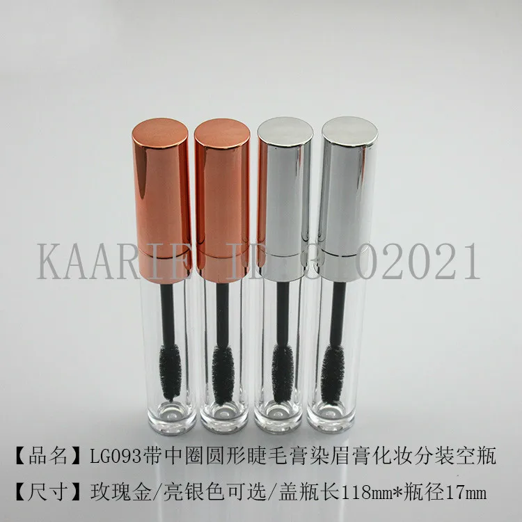 

10/30/50pcs 6ml Makeup DIY Lip Gloss Bottle Rose Gold/silver Cap Eyelash Bottle/eyeliner Tube Empty Cosmetic Refillable Bottles