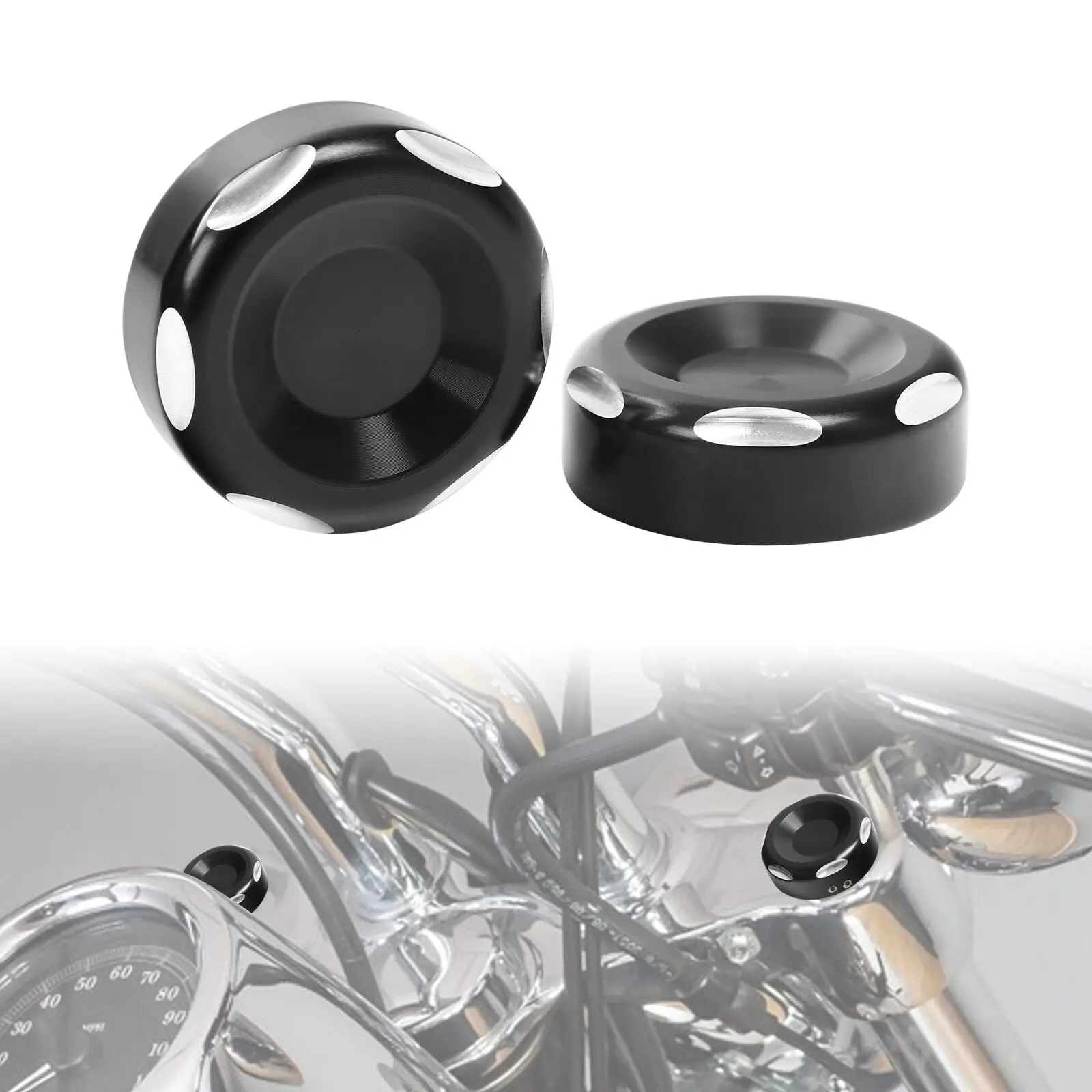 Крышка верхней гайки стержня вилки мотоцикла для Harley Softail 2009-2017 Sportster 2009-2013 2012 2011