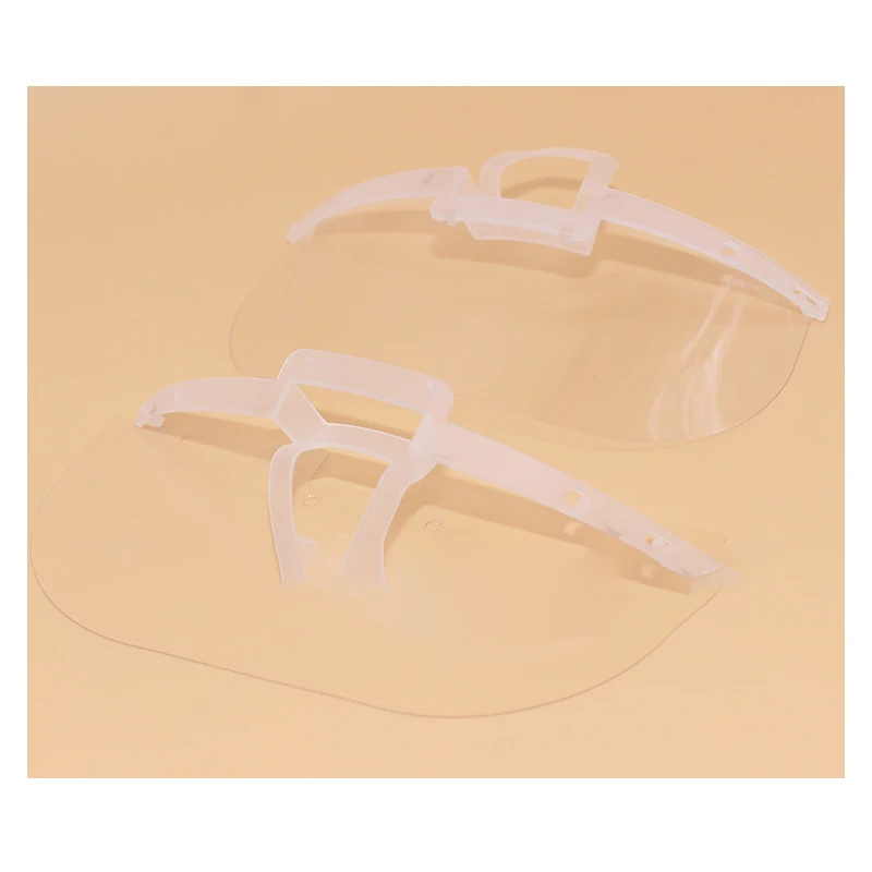 

Transparent Mask Detachable Cleaning Anti Fog Anti Spitting Kitchen Restaurant Smile Screen Hanging Ear For Cooks Canteen Speech