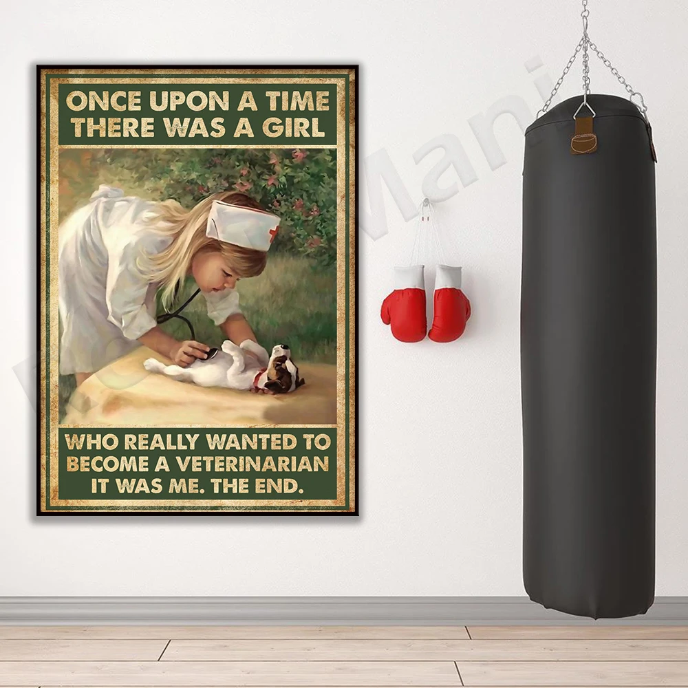 Раньше была девочка которая действительно хочет быть ветеринаром и это я. Постер