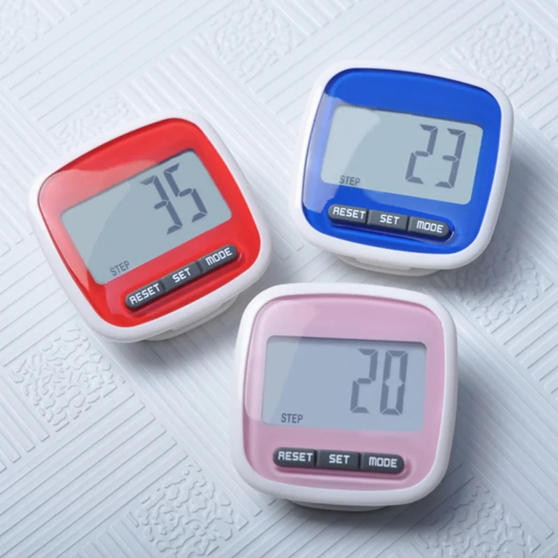 Новый популярный многофункциональный водонепроницаемый цифровой мини-шагомер