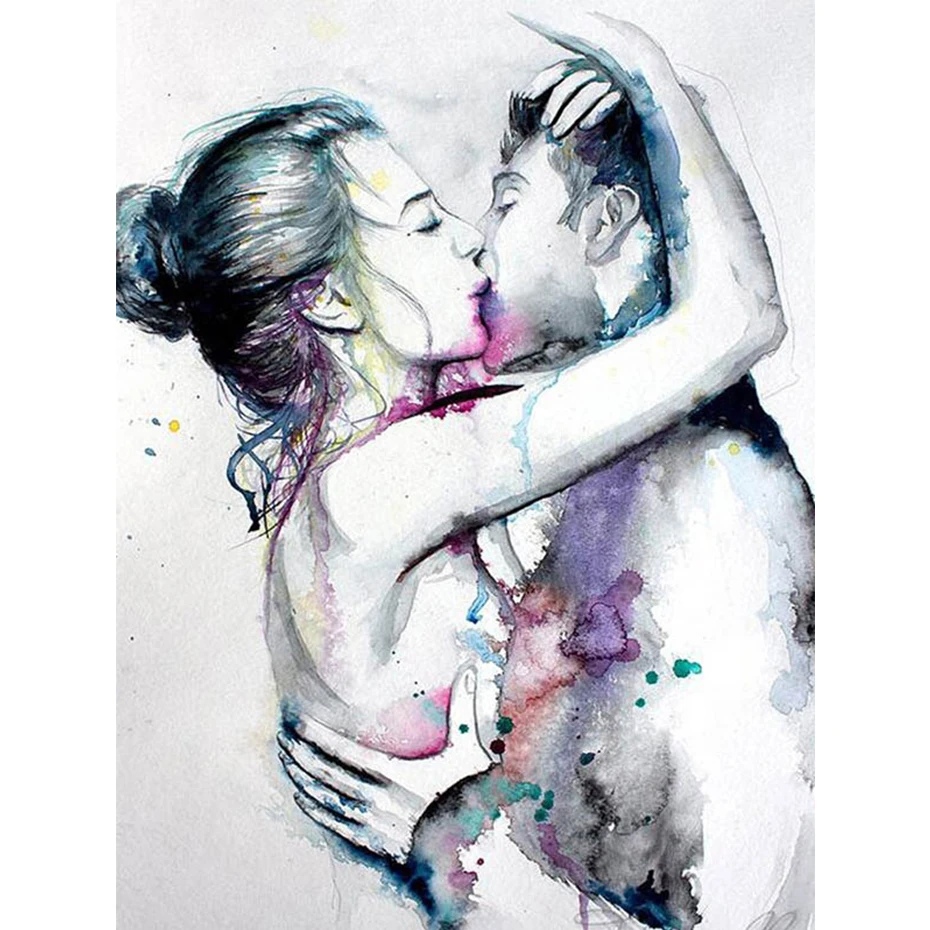 

Набор для рисования по номерам на холсте, с надписью «Hand In Hand Love»