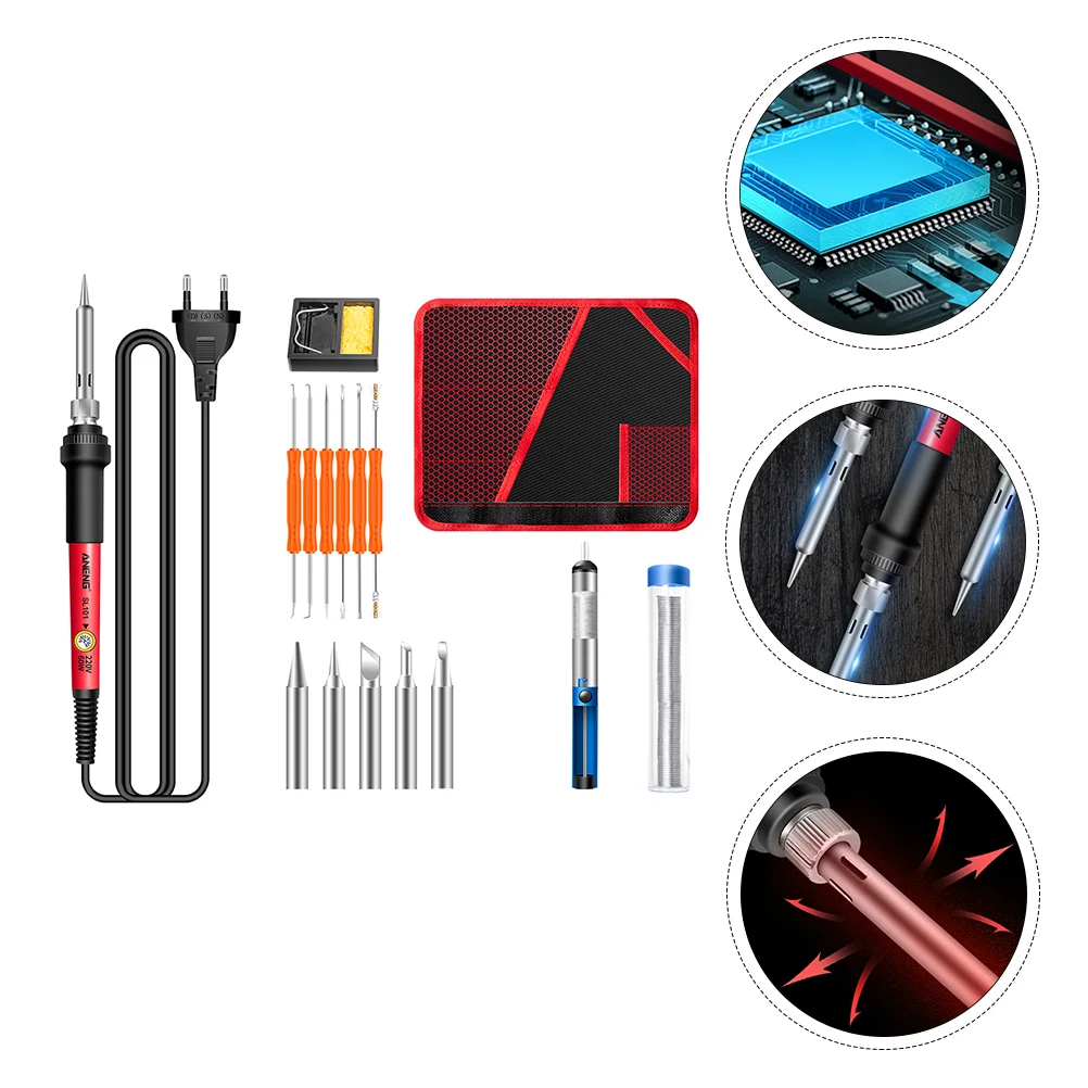 

1 Set Electronics Welding Iron Kit Electronics Repair Solder Kit (Plug)