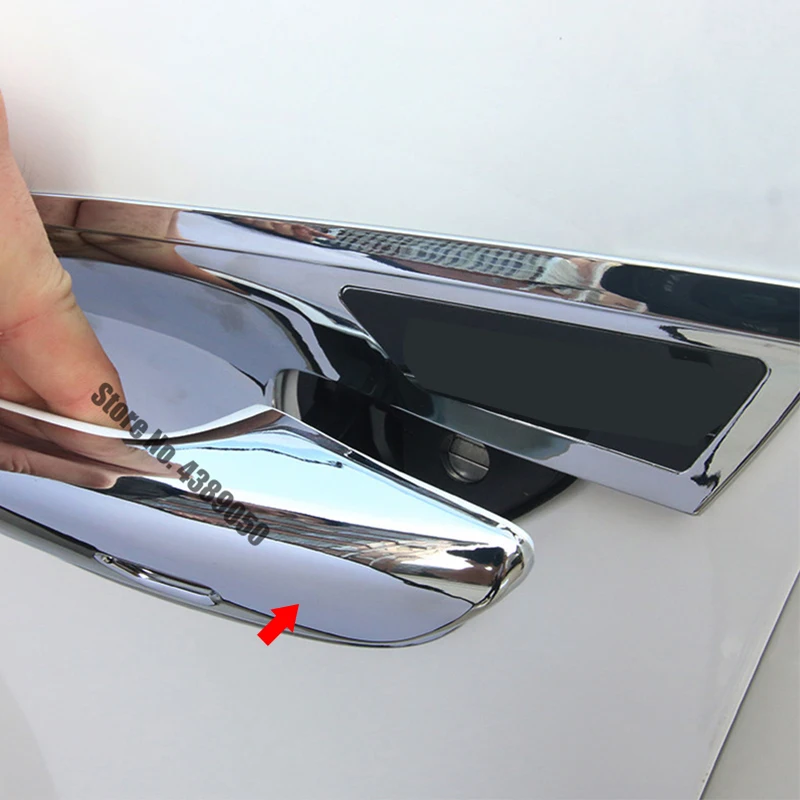 

ABS Chrome For Mazda 3 2019 2020 Accessories Car Exterior Door Handle Grab Cover Trim Sticker Car styling 4pcs
