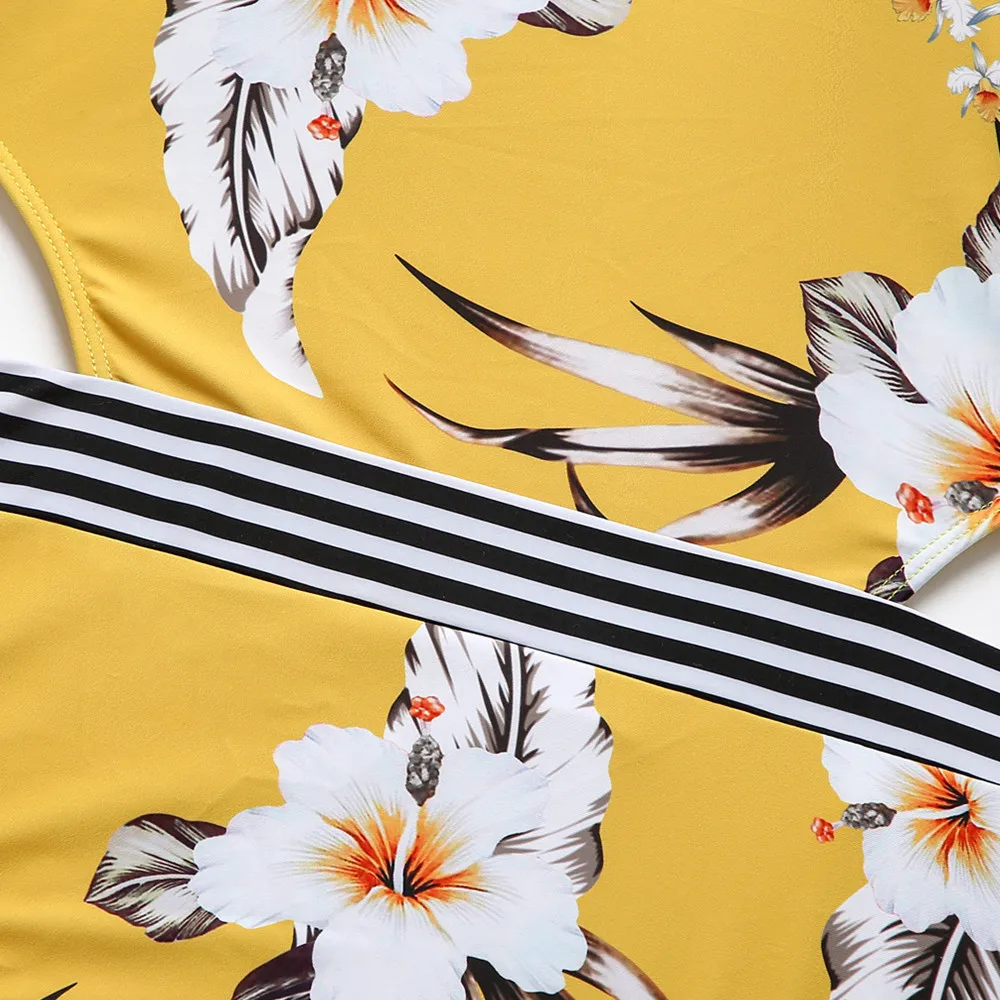 

Floral Print Zipper Surfing Swimsuits Female Bathing Suit Beachwear Monokini 2021 Long Sleeves Swimwear Women One Piece Swimsuit